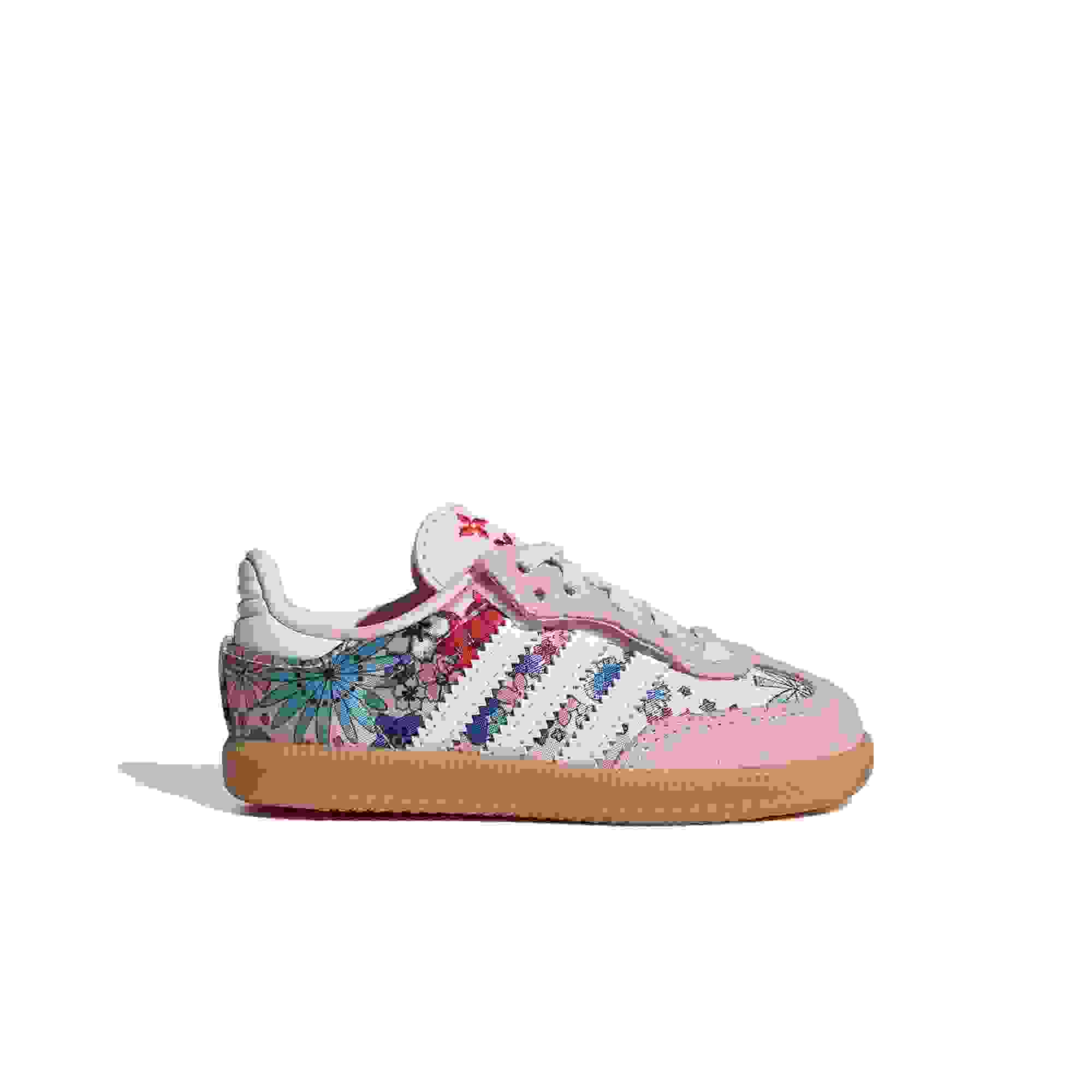 adidas Originals Samba OG Liberty London Toddler Girls' "Clear Pink" Shoe